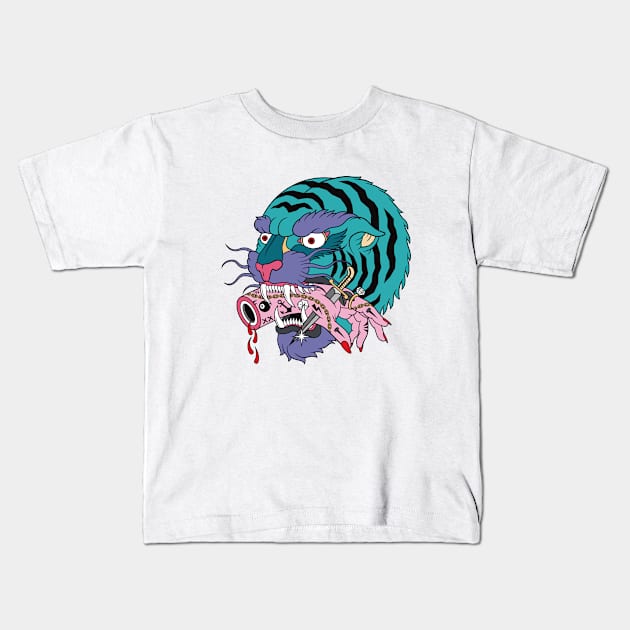 Tiger Kids T-Shirt by Woah_Jonny